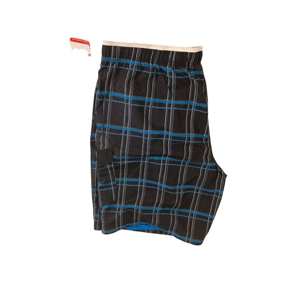 Speedo Mens Black Plaid Swim Shorts XXL - Picture 5 of 8